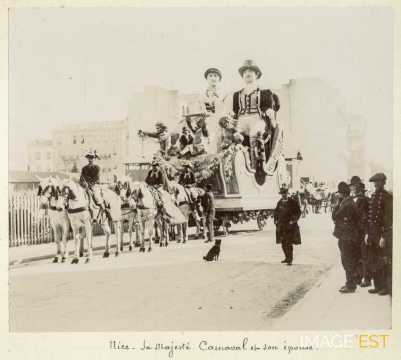 Sa Majesté Carnaval et son épouse (Nice)
